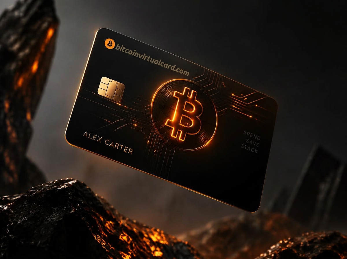 Virtual Bitcoin payment card